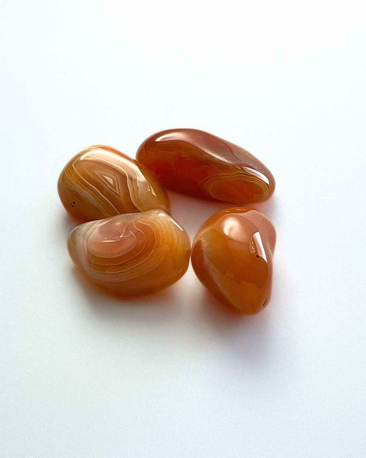 Banded Carnelian Tumblestone 30-40mm