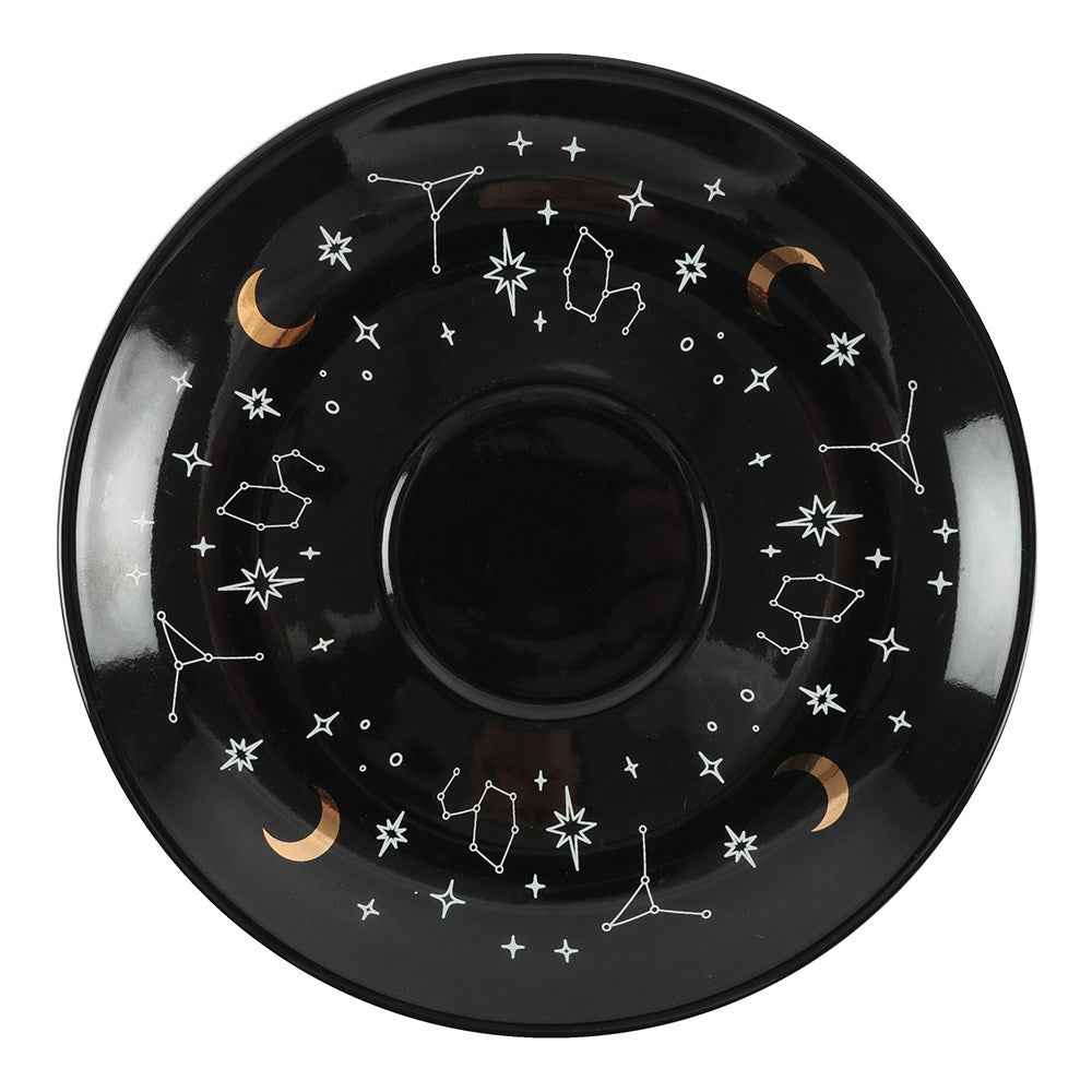 Fortune Telling Ceramic Teacup and Saucer