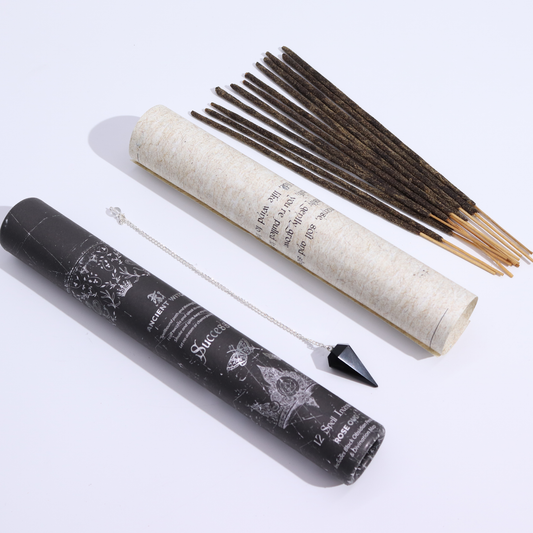 Incense sticks with Obsidian Pendulum - Success