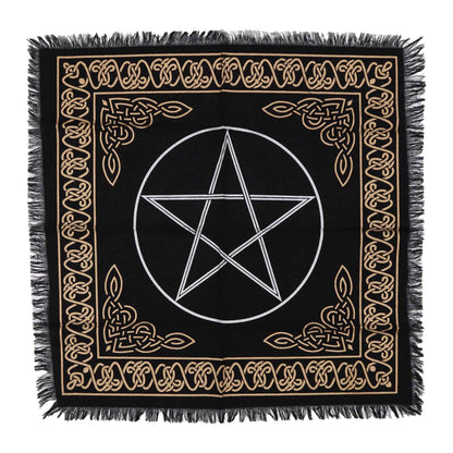 Fringed Altar Cloth - Pentagram