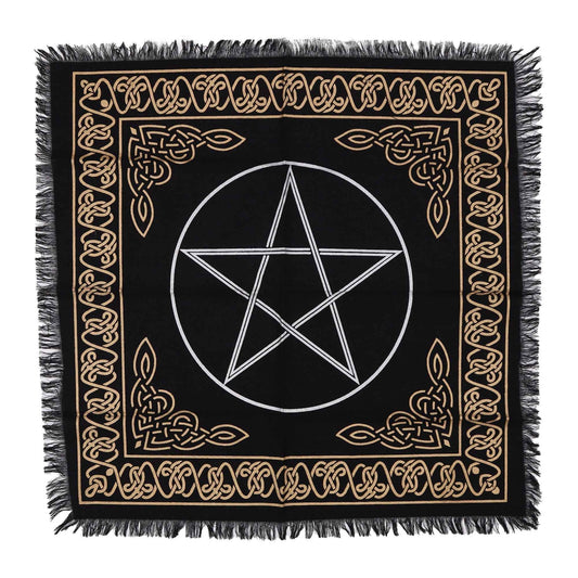 Fringed Altar Cloth - Pentagram