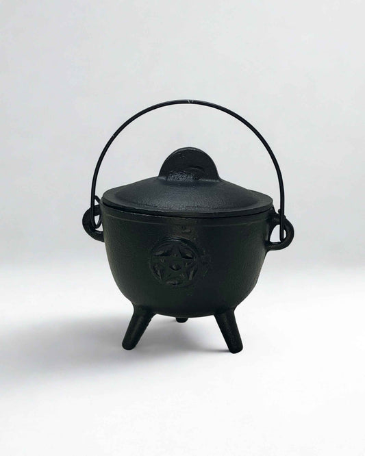 Cast Iron Cauldron - Pentacle
