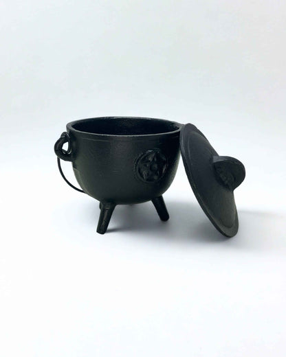 Cast Iron Cauldron - Pentacle