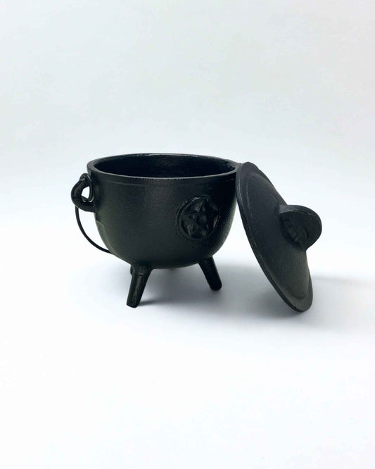 Cast Iron Cauldron - Pentacle