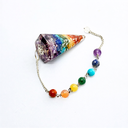 Orgonite Power Chakra Pendulum