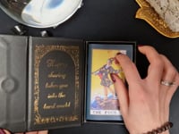 Gold Foil Tarot Deck and Guidebook