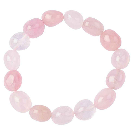 Rose Quartz Tumblestone Bracelet